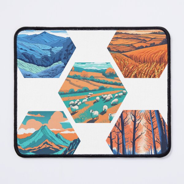 Item preview, The Terrains of Catan designed and sold by TheBurntPencil.