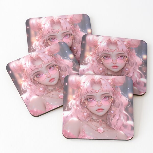 Item preview, Pink Anime Girl - Selection 12 designed and sold by ArtsyChaosArt.