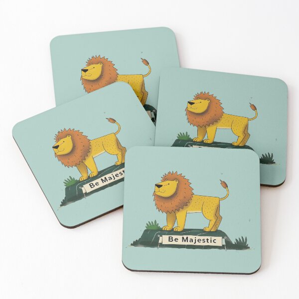 Item preview, A lion standing on a rocky outcrop.  designed and sold by AristVision.