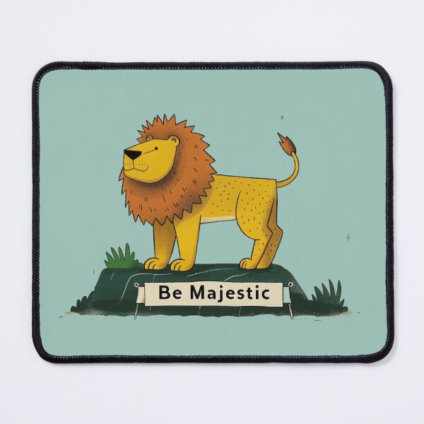 Item preview, A lion standing on a rocky outcrop.  designed and sold by AristVision.