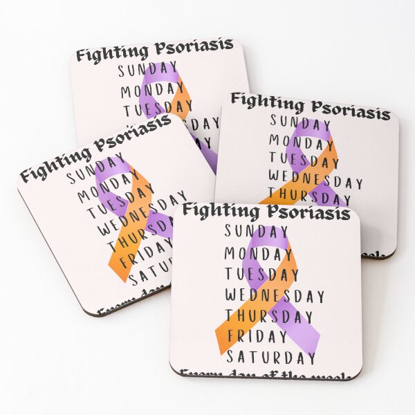 Item preview,  Psoriasis Warrior: Fighting Psoriasis Everyday of the Week,Psoriasis  Awareness, designed and sold by OwlWorks.