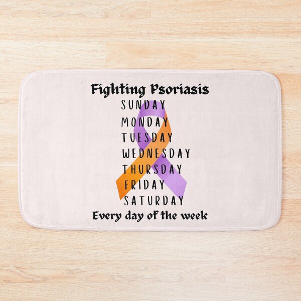 Item preview,  Psoriasis Warrior: Fighting Psoriasis Everyday of the Week,Psoriasis  Awareness, designed and sold by OwlWorks.