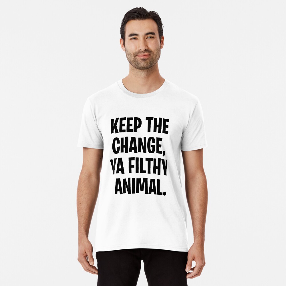 white animal t shirt