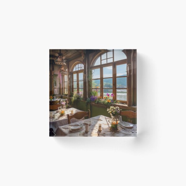 Item preview, Enchanted Waterside Café designed and sold by BlareBlare.