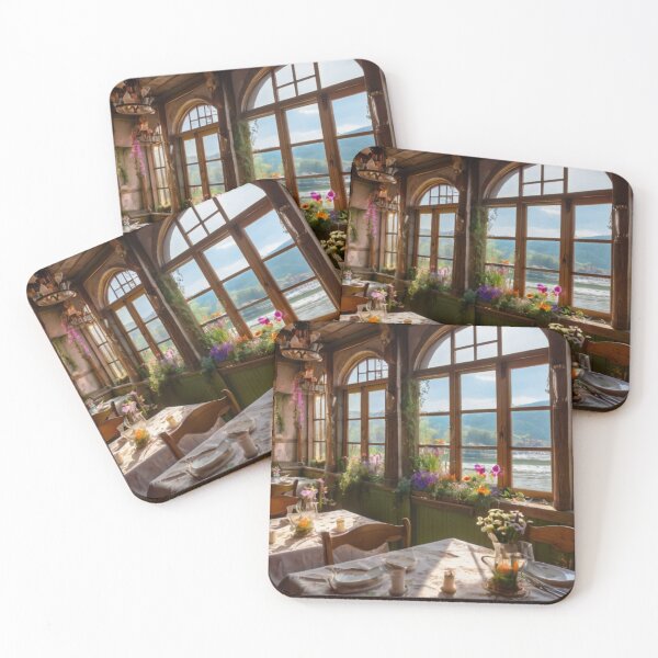 Item preview, Enchanted Waterside Café designed and sold by BlareBlare.