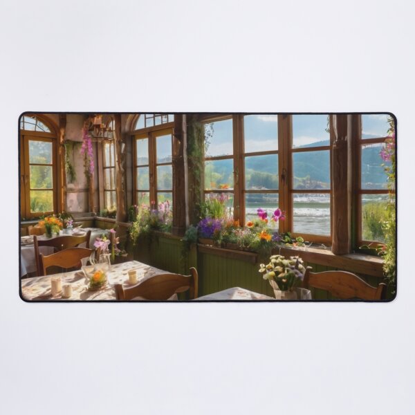 Item preview, Enchanted Waterside Café designed and sold by BlareBlare.
