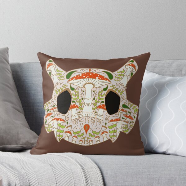 Item preview, Fly Agaric Cubone Sugar Skull Abstract designed and sold by DTSuccubus.