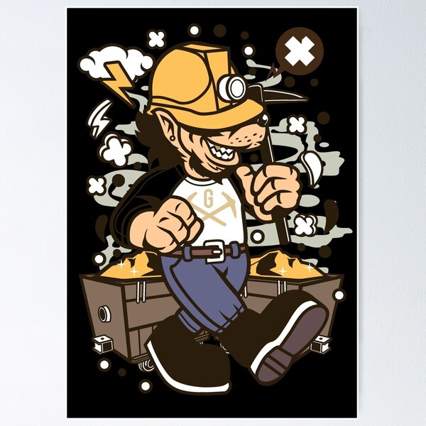 Item preview, Wolf Gold Miner designed and sold by Ze G.