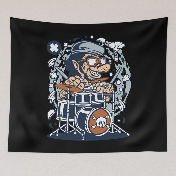 Item preview, Wolf Drummer designed and sold by Ze G.