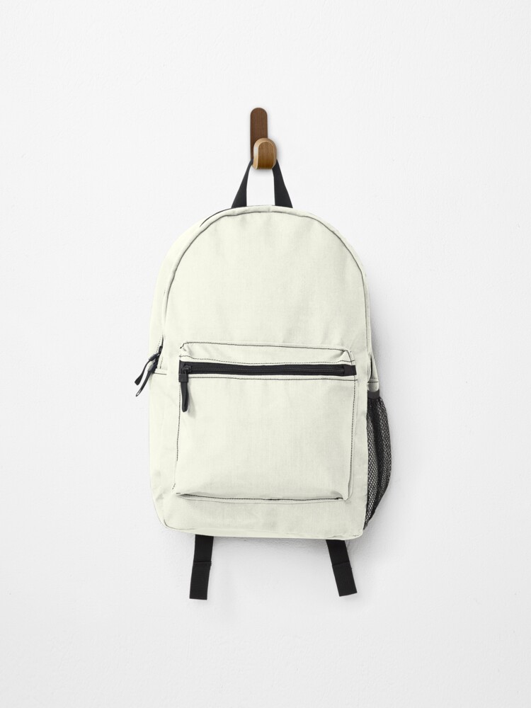 Thumbnail 1 of 3, Backpack, Ivory White designed and sold by SolidColors.