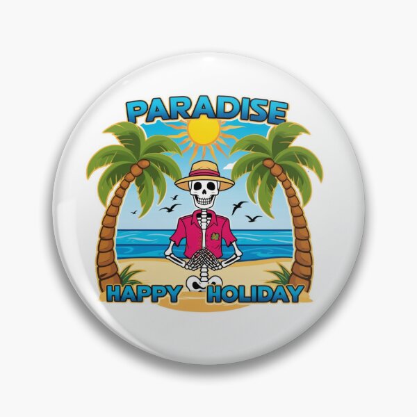 Item preview, Tropical Skeleton Paradise designed and sold by tareankush.