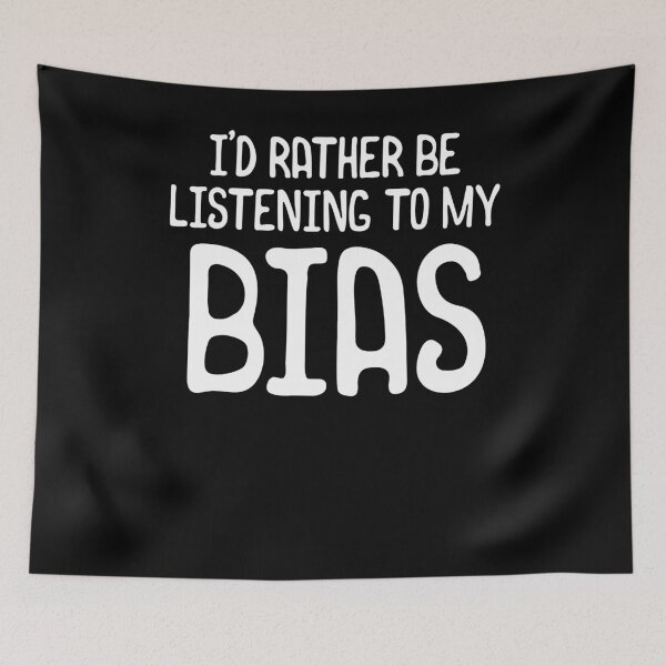 Item preview, K-Pop Bias Shirt - Listening To My Bias Korean Music Gift designed and sold by 14thFloor.