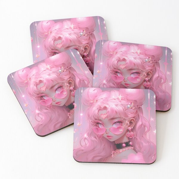 Item preview, Pink Anime Girl - Selection 17 designed and sold by ArtsyChaosArt.