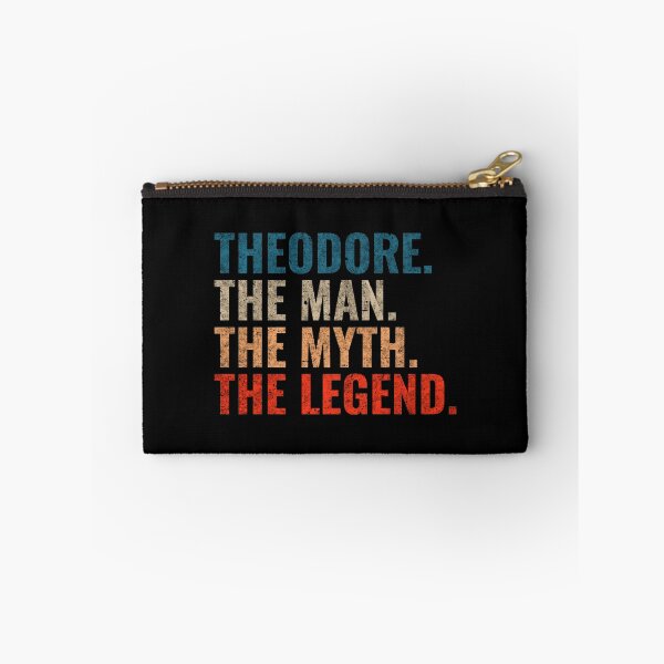 Item preview, Theodore The Man The Myth The legend Theodore Name Retro 70s distress designed and sold by Teelogic.