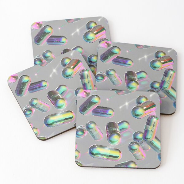 Item preview, Holographic Happy Pills designed and sold by dinaaaaaah.