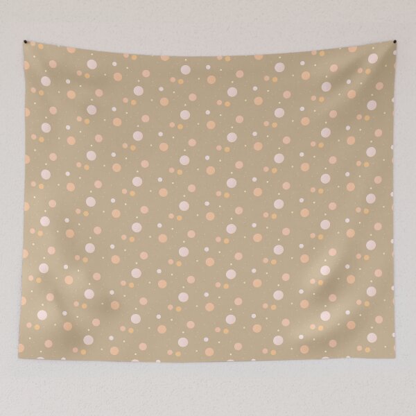 Item preview, Light academia colors | aesthetic beige color palette polka dot designed and sold by lausn.