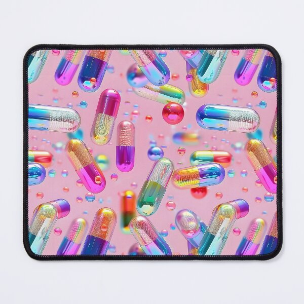 Item preview, Pink Party Holographic Pills designed and sold by dinaaaaaah.