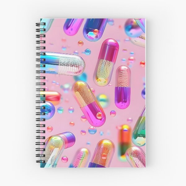 Item preview, Pink Party Holographic Pills designed and sold by dinaaaaaah.