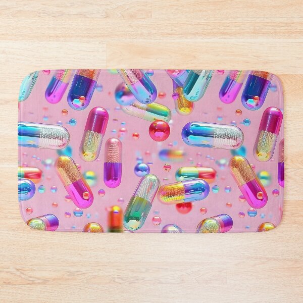 Item preview, Pink Party Holographic Pills designed and sold by dinaaaaaah.