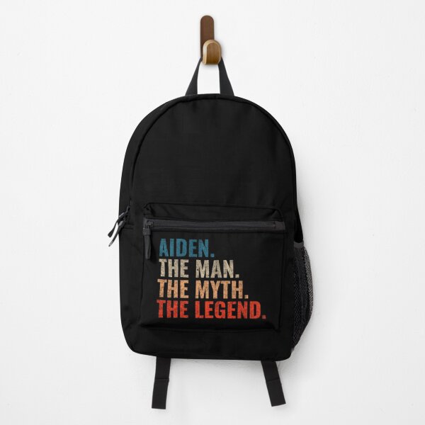 Item preview, Aiden The Man The Myth The legend Aiden Name Retro 70s distress designed and sold by Teelogic.