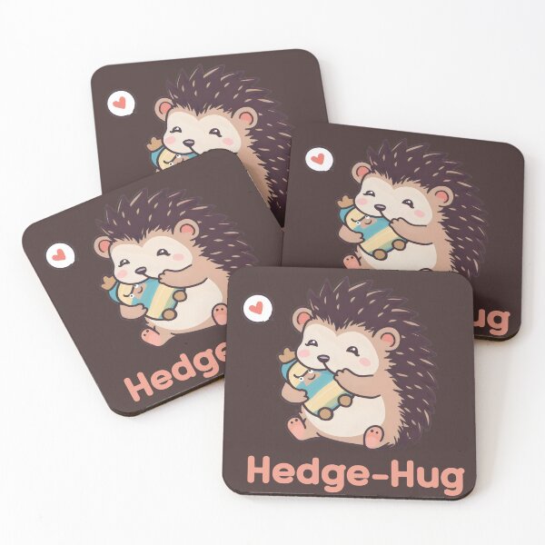 Artikelvorschau, Hedge-Hug Niedlicher Kuschel-Igel mit Stacheln entworfen und verkauft von Delusion Tees.