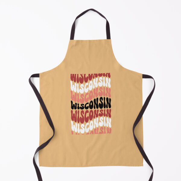 Item preview, Wisconsin Badgers Red Groovy Print - Dorm Decor, Gameday Merch, Sticker, Wall Art, Pet Merch, College Football, UW Badgers designed and sold by trendycac.