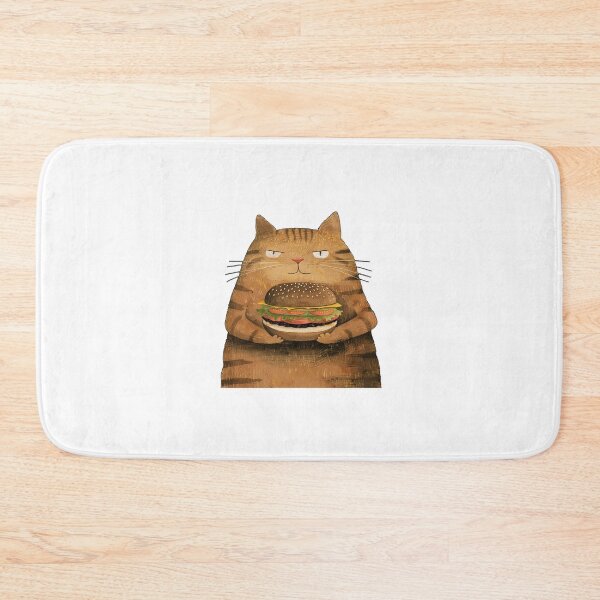 Item preview, Hamburger Cat 01 designed and sold by Nufauna.