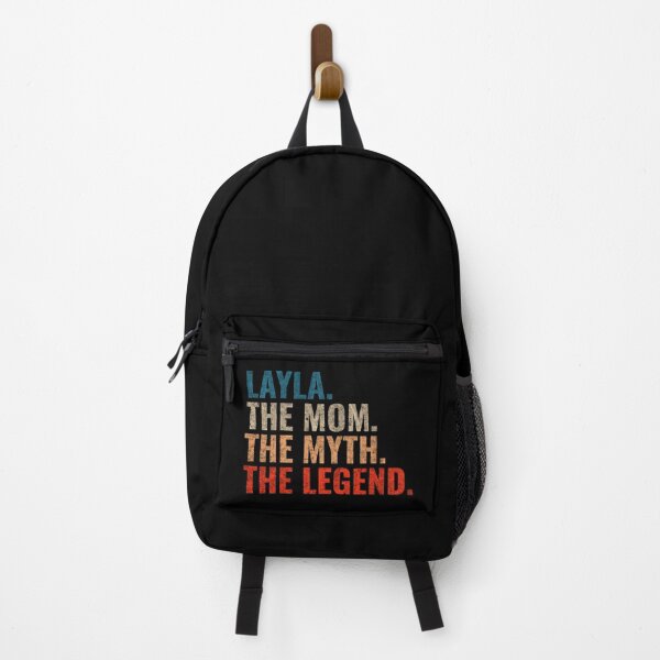 Item preview, Layla The Mom The Myth The legend Layla Name Retro 70s distress designed and sold by Teelogic.