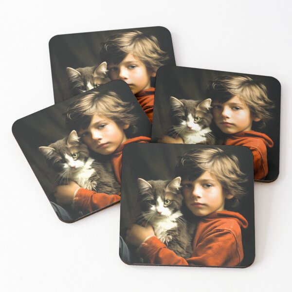 Item preview, A Boy and his Cat designed and sold by SkyBridgePRJ.