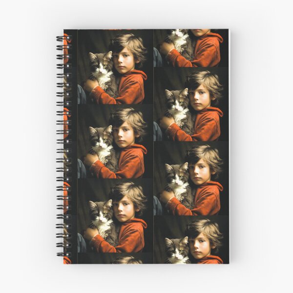 Item preview, A Boy and his Cat designed and sold by SkyBridgePRJ.