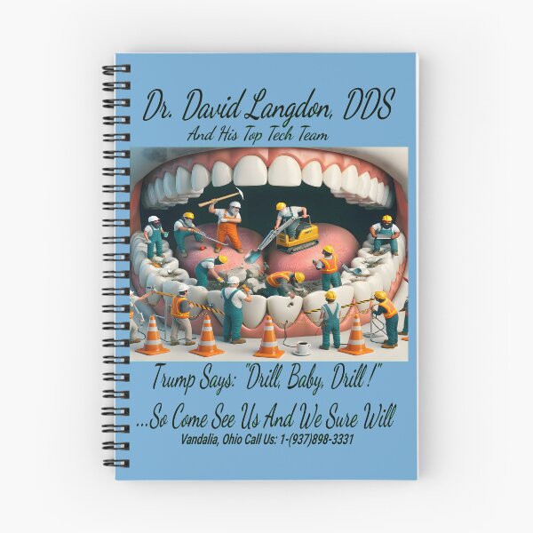 Item preview, Dr. Langdon DDS ~2 Drill, Baby, Drill designed and sold by Hall-O-Gram.