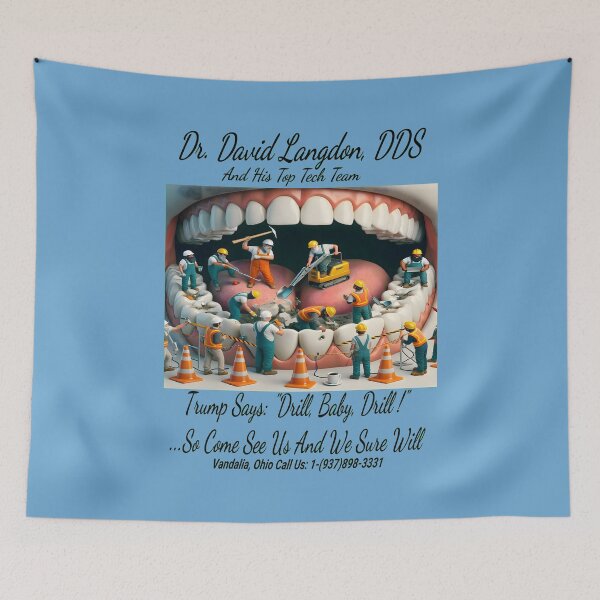 Item preview, Dr. Langdon DDS ~2 Drill, Baby, Drill designed and sold by Hall-O-Gram.