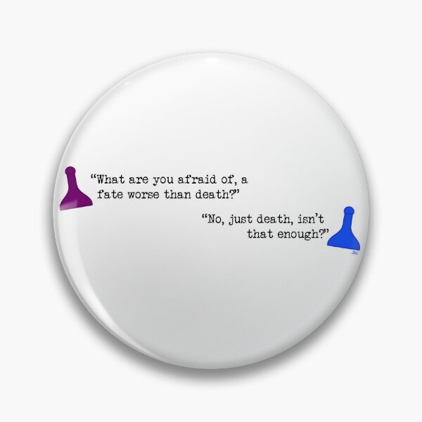 Item preview, Clue Fate Worse Than Death Quote designed and sold by SpectreSparkC.