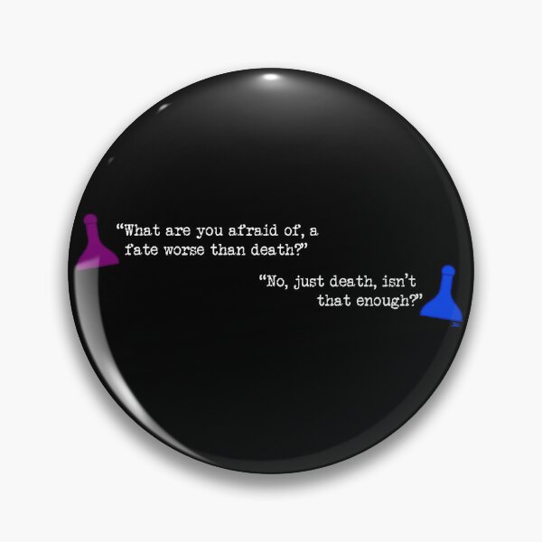 Item preview, Clue Fate Worse Than Death Quote designed and sold by SpectreSparkC.