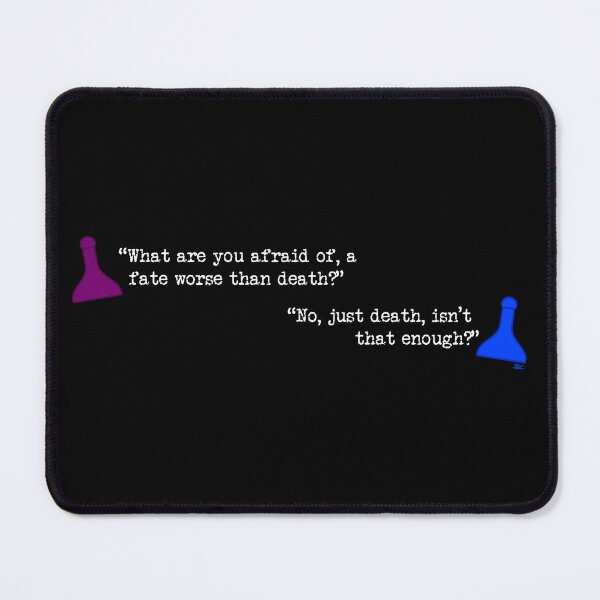 Item preview, Clue Fate Worse Than Death Quote designed and sold by SpectreSparkC.
