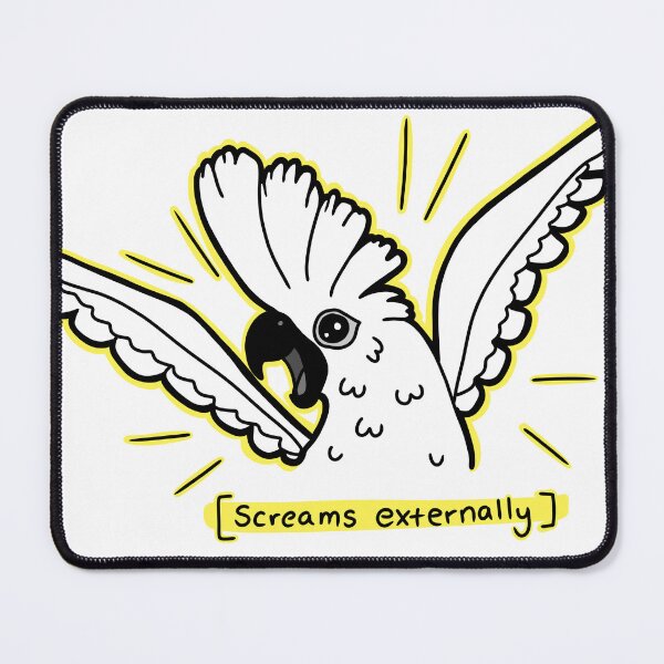 Item preview, Cockatoo [Screams Externally] designed and sold by Bountiful Bean.