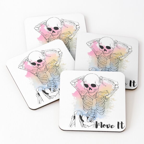 Item preview, Gesticulating Skeleton Patter designed and sold by Playful Strokes pom@pom.