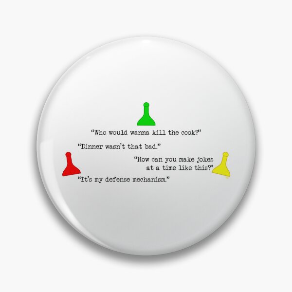 Item preview, Clue Dinner Quote designed and sold by SpectreSparkC.