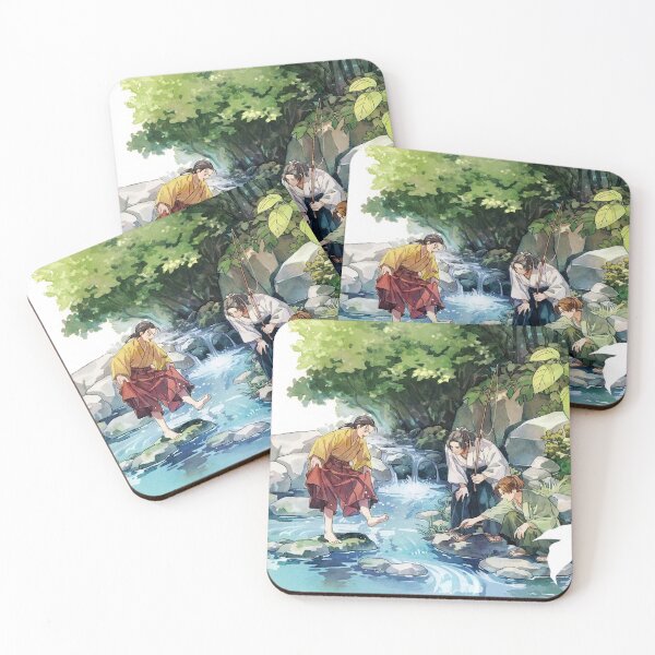 Item preview, Three raven bothers chilling in the river designed and sold by LittleTwichArt.