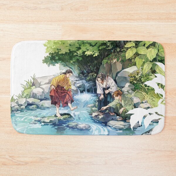Item preview, Three raven bothers chilling in the river designed and sold by LittleTwichArt.