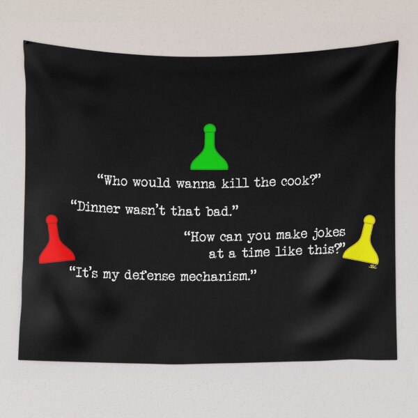 Item preview, Clue Dinner Quote designed and sold by SpectreSparkC.