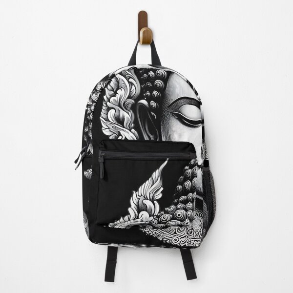 Item preview, Black and white Buddha Head Posters designed and sold by We-Ai-Art.