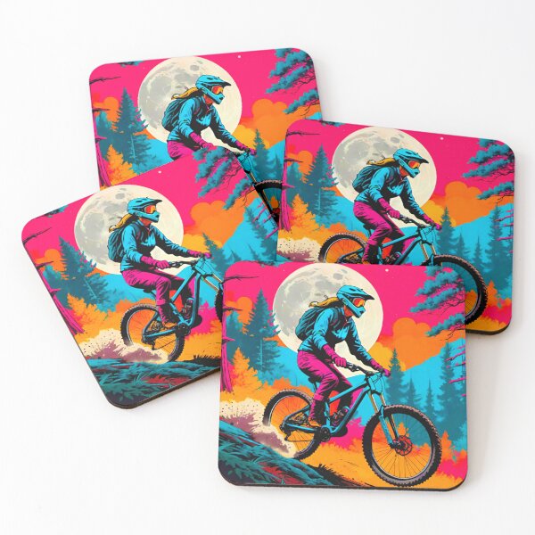 Item preview, Shredding the Trails: Female MTB Rider designed and sold by GrizzlyCollective.