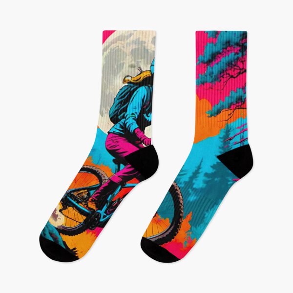 Item preview, Shredding the Trails: Female MTB Rider designed and sold by GrizzlyCollective.