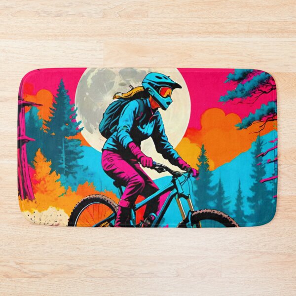 Item preview, Shredding the Trails: Female MTB Rider designed and sold by GrizzlyCollective.