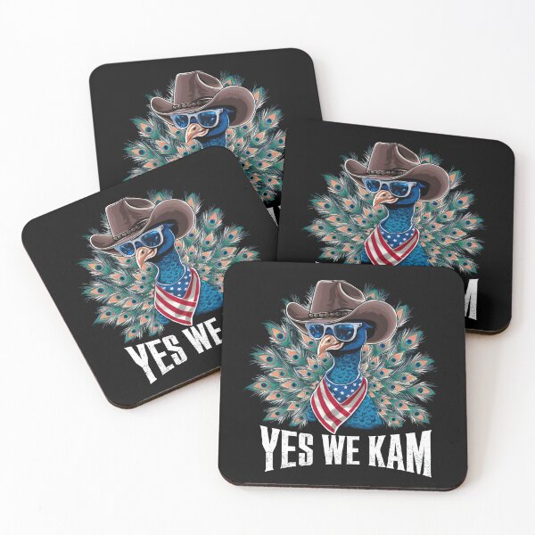 Item preview, Yes We Kam Kamala Harris Peacock designed and sold by HeadTurningArt.