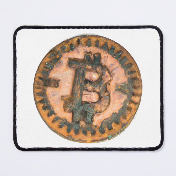 Item preview, Antique Bitcoin Coin Old Copper Steampunk Classic designed and sold by Eso-Genesis.