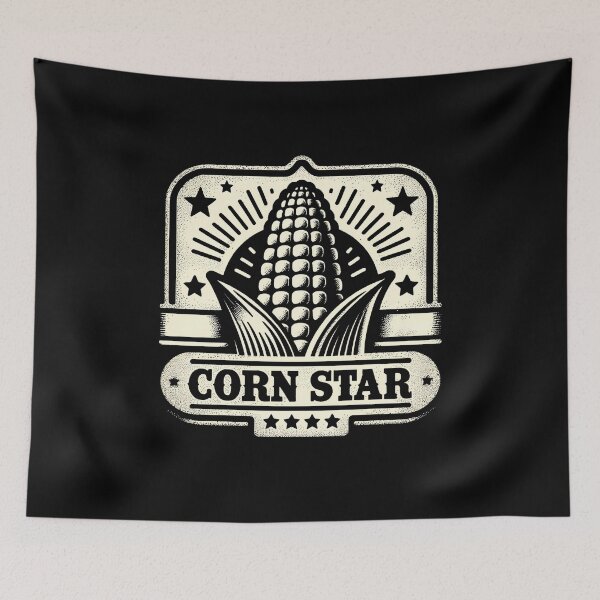 Item preview, Corn Star Vintage Funny Farm Pun designed and sold by PantatKiller.