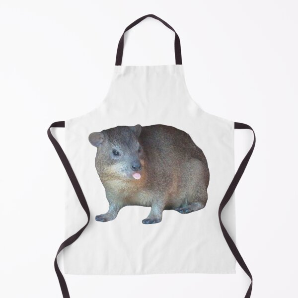 Item preview, Rock hyrax sticking out tongue designed and sold by SillyLittleSnek.
