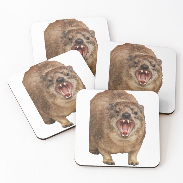 Item preview, Angry rock hyrax  designed and sold by SillyLittleSnek.